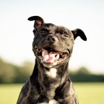 Dog smiling icon